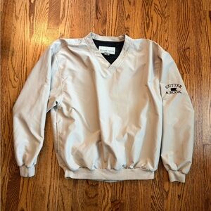 Cutter & Buck Men’s V-Neck Khaki Windbreaker Golf Pullover
Size Medium